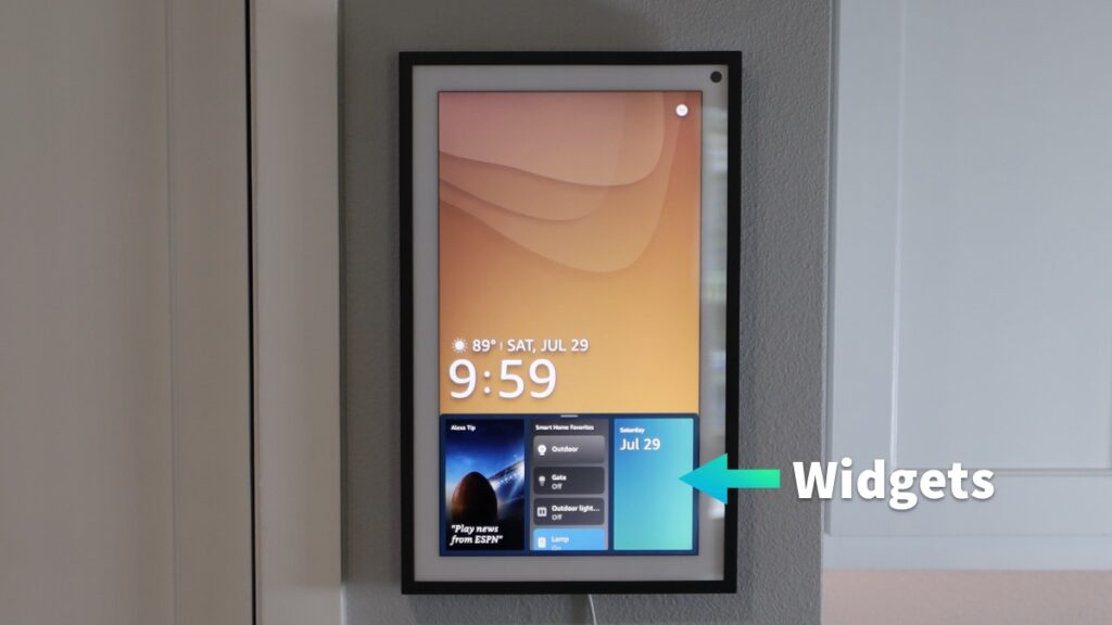 Echo Show 15 widgets