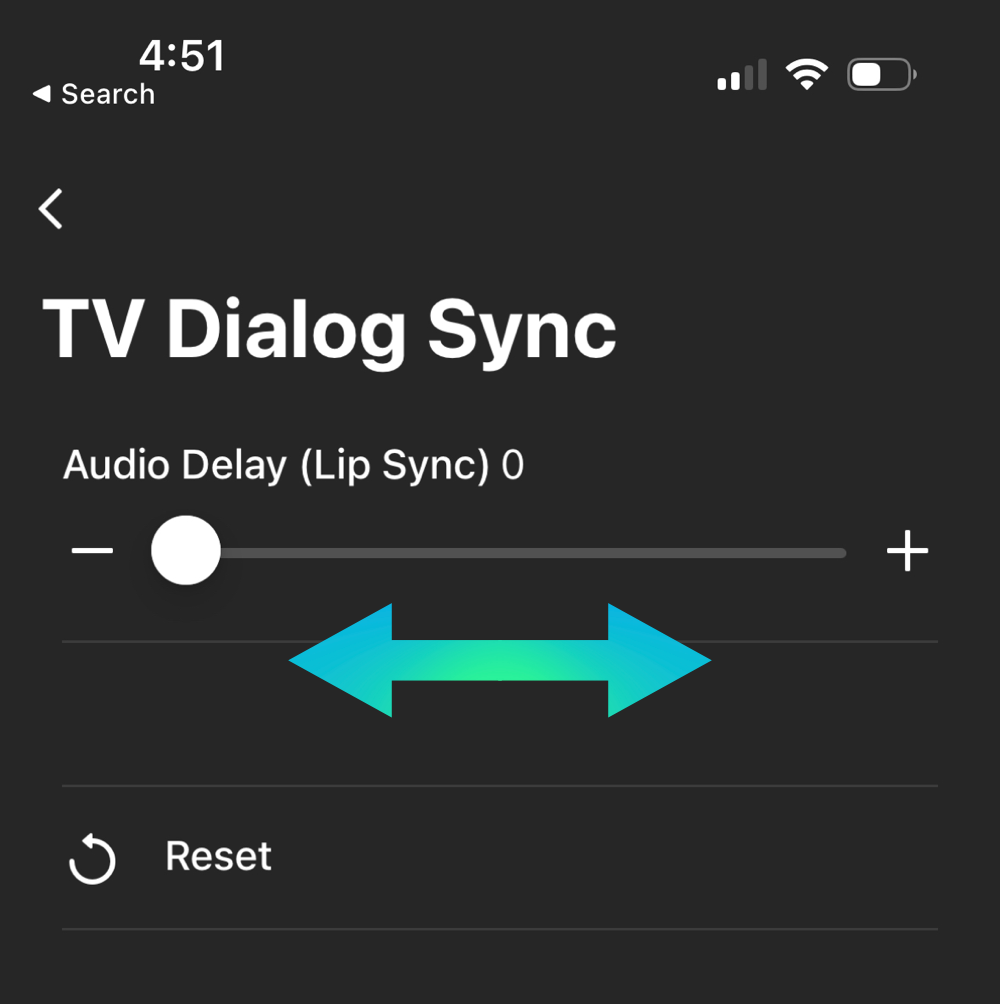 Adjust audio on the Sonos app