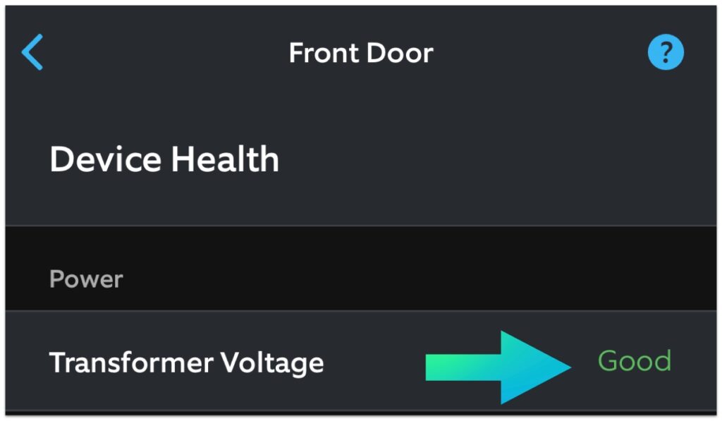 Ring voltage