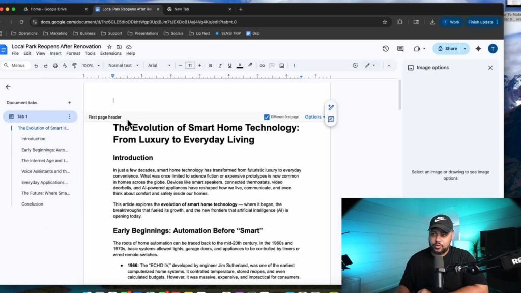 How To Add A Header In Google Docs
